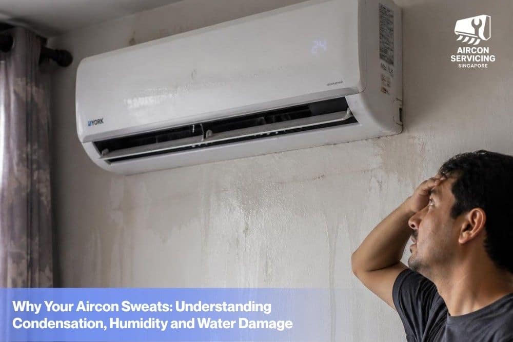 Aircon condensation and water leakage in Singapore