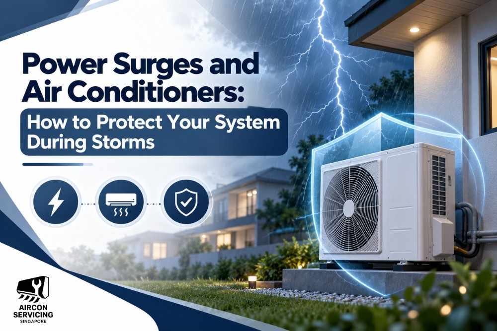 How to protect a residential cooling system during a heavy rainstorm